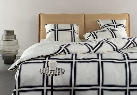 Housse de couette blanc cassé esprit scandinave